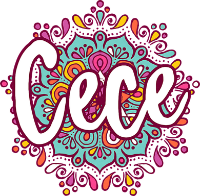Mandala Cece  Grandma Christmas Birthday Mothers Day Long Sleeve Shirt