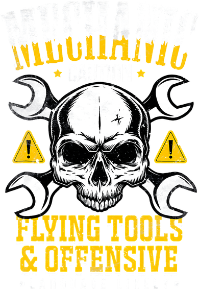 Mechanic Caution Message Funny Auto Mechanic Polo