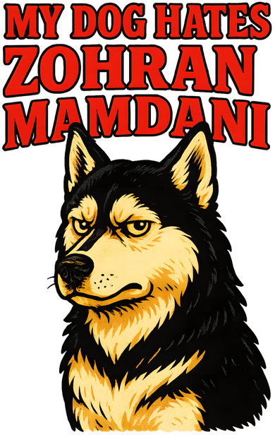 My Dog Hates Zohran Mamdani Backpack