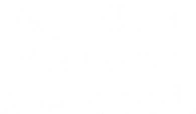 My Dog Thinks I'm Cool Funny Hooded Wearable Blanket