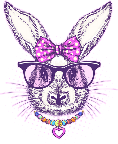 Miss Easter Bunny Matching Family Couple Women's Hoodie