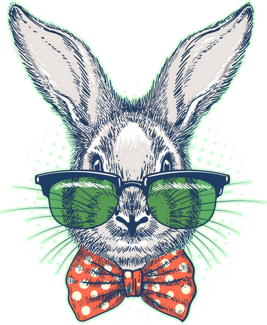 Mister Easter Bunny Matching Family Couple Women's T-Shirt