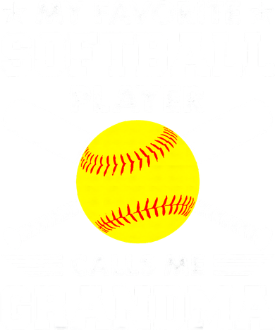 My Favorite Softball Player Calls Me Grandma Funny Women's Tank Top
