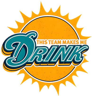Miami Football This Team Make Me Drink Funny Kids Hoodie