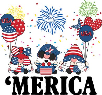 Merica Gnome 4th Of July Celebration Toddler T-Shirt