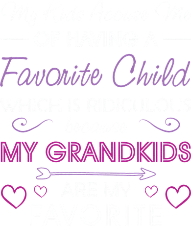My Grandkids Are My Favorite Funny Grandma Mother's Day Kids Long Sleeve Shirt