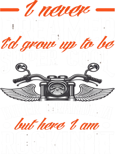 Motorcycle Grandma Biker Grandmother Funny Motorcycle Women's Tank Top