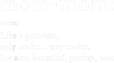 Mommom Gift  Definition Grandma Mom-Mom Mothers Day Baby Bodysuit