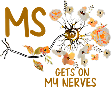 MS Gets On My Nerves Multiple Sclerosis Awareness Women's Long Sleeve Shirt