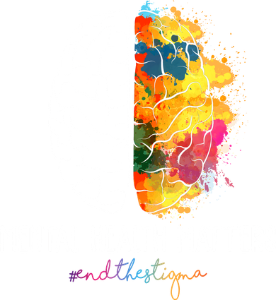 Mental Health Matters End The Stigma Colorful Brain Mousepad