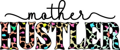 Mother Hustler Neon Cheetah Print Gift For Mom Backpack