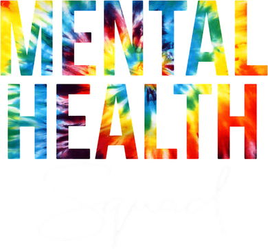 Mental Health Squad Appreciation Day Tie Dye  For Work Coaster