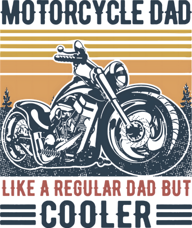 Men Im A Biker Dad Funny Motorcycle Rider Dad Fathers Day Gift Kids T-Shirt