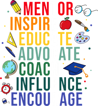 Mentor Inspire Educate Inspired Teacher Life Back To School Doggie Tank