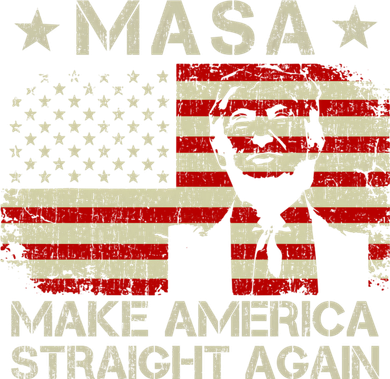 MASA Make America Straight Again Kids Long Sleeve Shirt