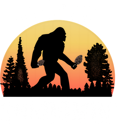 Morel Mushroom Hunter Gone Shroomin Funny Sasquatch Foraging Gift Women's Sweatshirt