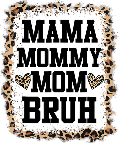 Mama Mommy Mom Bruh Bleached Leopard Mother Day Women's Tank Top