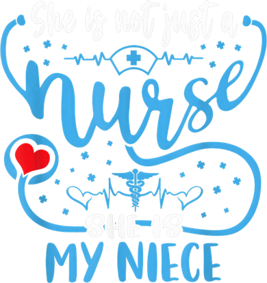 My Niece Is A Nurse Proud Nurse's Aunt Uncle RN LPN Family Toddler T-Shirt