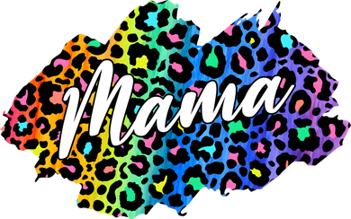 Mama Neon Leopard Print Cute Gift Coffee Mug