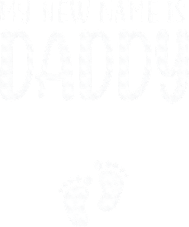 My New Name Is Daddy Happy Father Day Pregnancy Announcement Kids Long Sleeve Shirt
