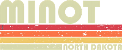 Minot Nd North Dakota Funny City Home Roots Gift Retro 80s Cute Gift Coaster