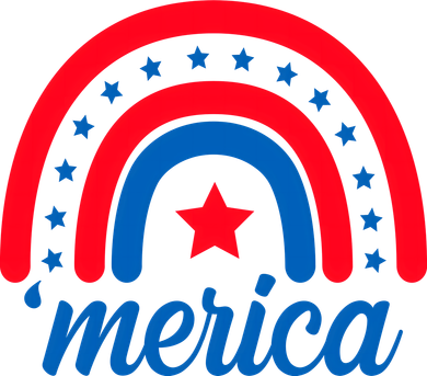 Merica Rainbow 4th Of July Celebration Bucket Hat