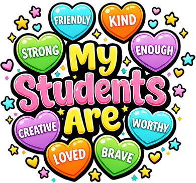 My Students Are Kind Strong Brave Women's Sweatshirt