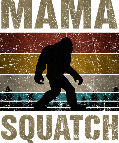 Mama Squatch Bigfoot Mama Sasquatch Yeti Family Matching Baby Bodysuit