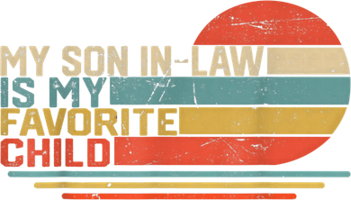 My Son In Law Is My Favorite Child Funny Retro Vintage Backpack