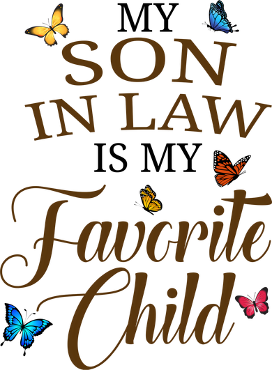 My Son In Law Is My Favorite Child Cute Gift Doddie Hoodie
