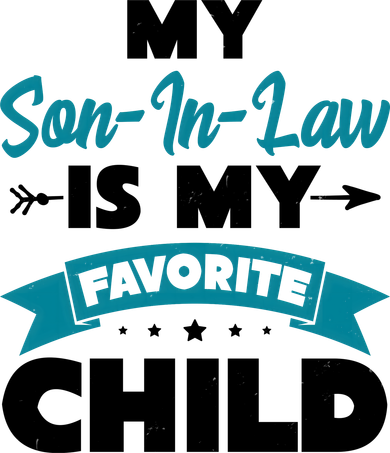 My Son In Law Is My Favorite Child Funny Gift Doggie Tank