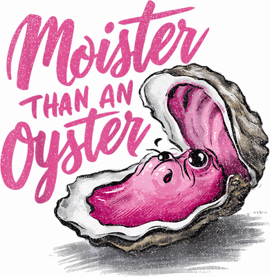 Moister Than An Oyster Funny Vintage Tote Bag
