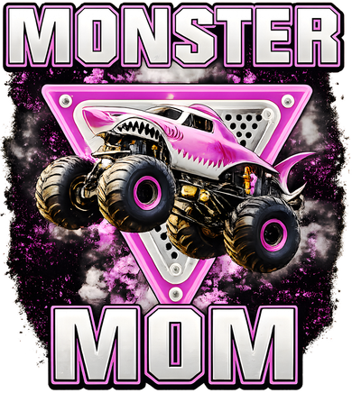 Monster Truck Mom Kids T-Shirt
