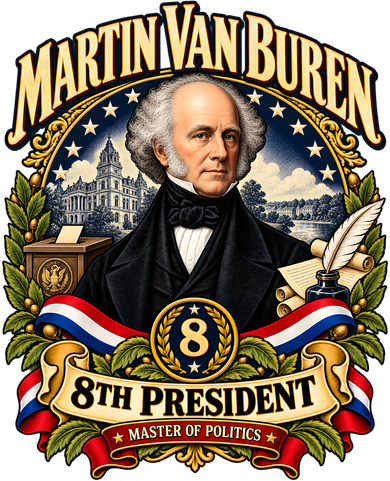 Martin Van Buren 8th President Master Of Politics Women's Hoodie