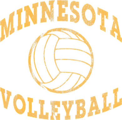Minnesota Volleyball Classic Vintage Distressed Kids T-Shirt