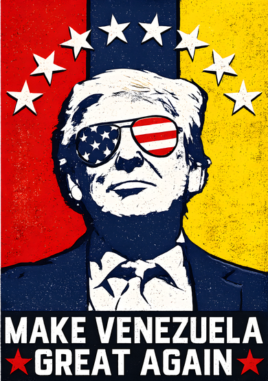 Make Venezuela Great Again Funny Donald Trump Toddler Sweatshirt