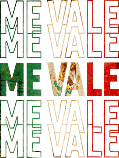 Me Vale Mexican Flag SPANISH SLANG Tote Bag