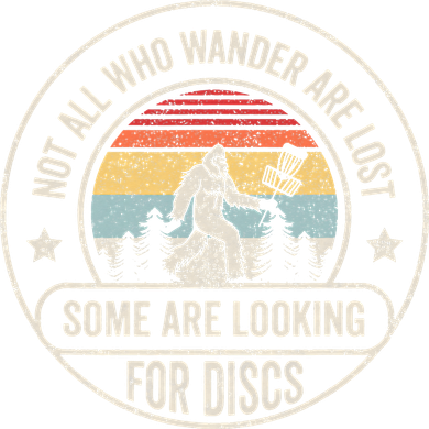 Not All Who Wander Are Lost Disc Golf Father's Day Women's V-Neck T-Shirt