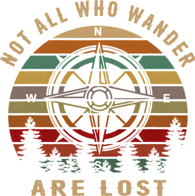 Not All Who Wander Are Lost Funny Outdoor Hiking Traveling Toddler T-Shirt