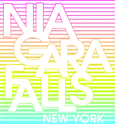 Niagara Falls New York Neon Women's Dry Zone Grid Polo