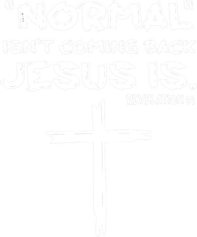 Normal Isnt Coming Back Jesus Is Hooded Wearable Blanket