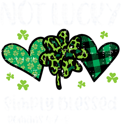 Not Lucky Blessed Christian   St Patrick Day Coaster