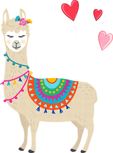 Nana Llama Cute Love Llamas & Alpacas Gift Tees Baby Bodysuit