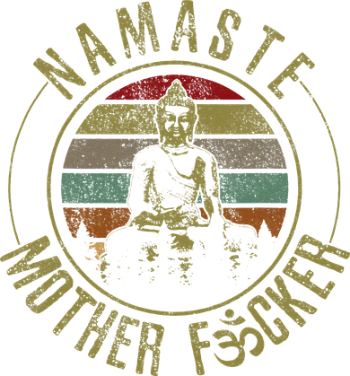 Namaste Mother Fcker Vintage Buddha Funny Yoga Gift Women's Tank Top