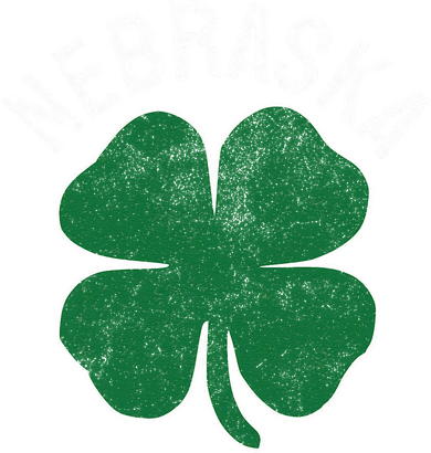 Nebraska Shamrock St. Patrick's Day Saint Paddy's Irish Kids Long Sleeve Shirt