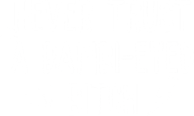 Never Trust A Bambi Eyed Biitch Funny Humor Women's Tank Top