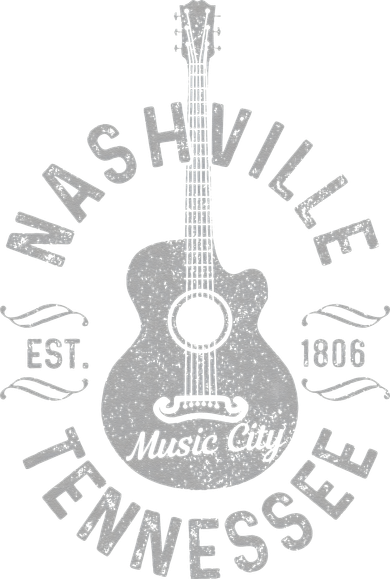 Nashville Tennessee Vintage Guitar Country Music City Gift Backpack