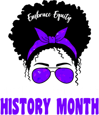 National Women's History Month Equity For Women Kids Long Sleeve Shirt