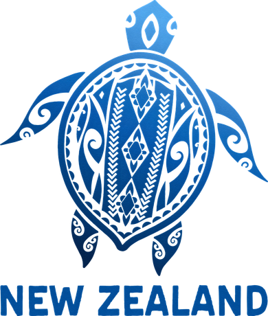 New Zealand Tribal Tattoo Blue Sea Turtle Souvenirs Toddler T-Shirt