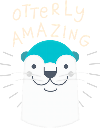 Otterly Amazing Cute Funny Tote Bag
